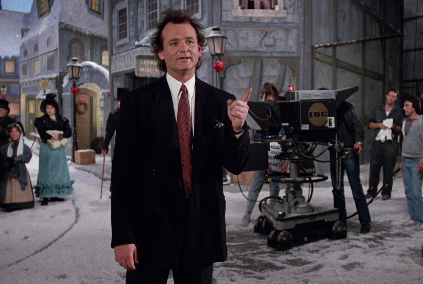 Bill Murray in Scrooged (1988)